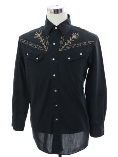 1990's Mens Rodeo Style Western Shirt