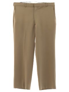 1980's Mens Flat Front Slacks Pants