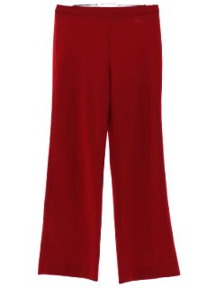 1980's Womens Givenchy Flared Knit Pants