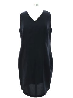 1980's Womens Little Black Dress Dress