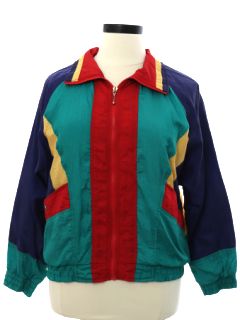 1980's Womens Nylon Windbreaker Jacket