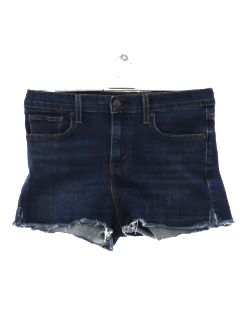 1990's Womens Levis Low Rise Stretchy Denim Jeans Shorts