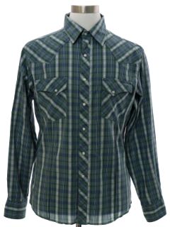 1990's Mens Wrangler Western Shirt