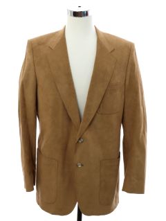 1980's Mens Ultra-Suede Blazer Sport Coat Jacket