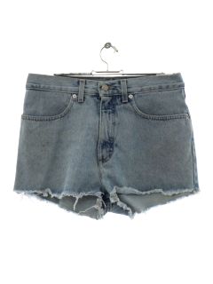 1990's Womens Grunge Denim Cut Off Jeans Shorts