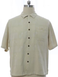 1990's Mens Jamaica Jaxx Silk Hawaiian Shirt