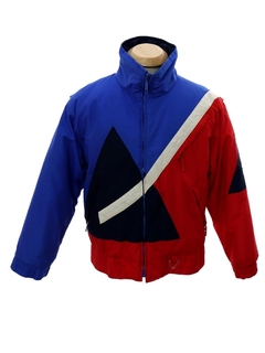 1980's Unisex Ladies or Boys Totally 80s Ski Jacket