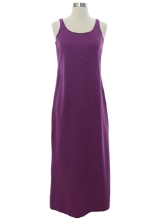 1970's Womens Knit Maxi Dress