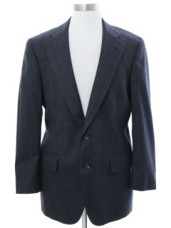 1990's Mens Chaps Pinstriped Blazer Style Sport Coat Jacket