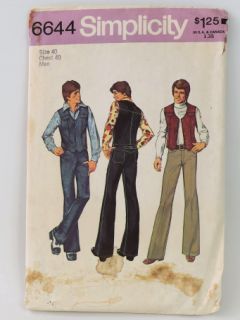 1970's Mens Pattern
