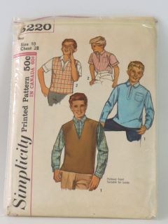 1970's Mens/Boys Pattern