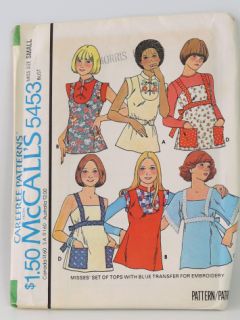 1970's Womens Pattern