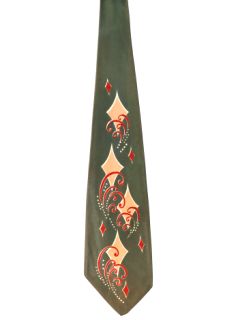 1940's Mens Wide Swing Necktie