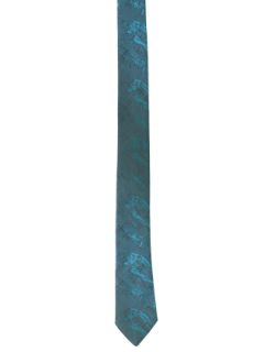 1980's Mens Skinny Style Rockabilly Necktie