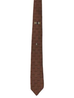 1960's Mens Skinny Rockabilly Necktie