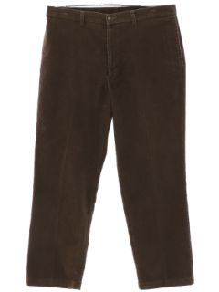 1990's Mens Brown Thin Wale Corduroy Pants