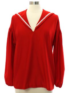 1970's Womens Square Dance Shirt