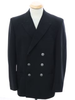 1990's Mens Double Breasted Blazer Sport Coat Jacket