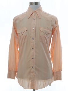 1980's Mens H Bar C California Ranchwear Western Shirt