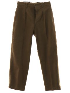1940's Mens WWII Heavy Wool 33rd Infantry Regiment French Military Pants