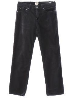 1990's Mens Faded Black Gap Corduroy Pants