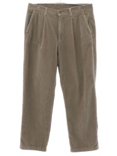 1990's Mens Pleated Wide Wale Corduroy Pants