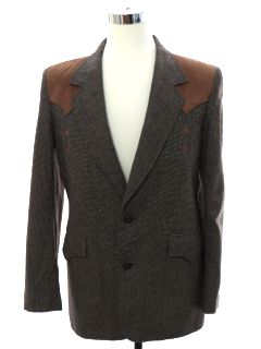 1980's Mens Pioneer Wear Western Blazer Sport Coat Jacket