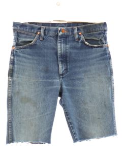 1990's Mens Wrangler Grunge Denim Jeans Cut Off Shorts