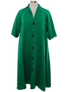 1960's Womens Satin Coat Dress