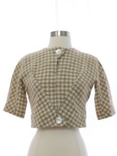 1950's Womens Mod Shirt Jacket