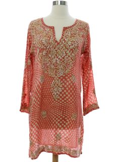 1990's Womens Salwar Kameez Over Dress