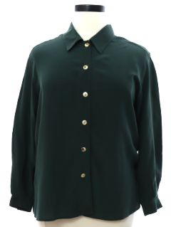 1990's Womens Silk Shirt