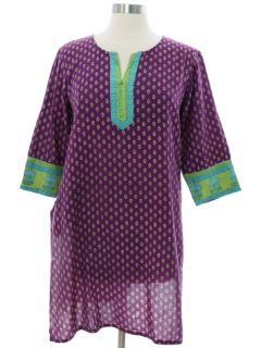 1990's Womens Salwar Kameez Over Dress
