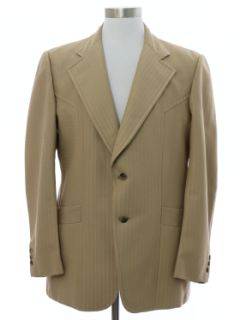 1970's Mens Disco Western Blazer Sport Coat Jacket
