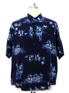 1990's Mens Rayon Hawaiian Shirt