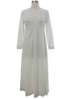 1960's Womens Mod Maxi Dress