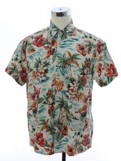 1990's Mens Cotton Hawaiian Shirt