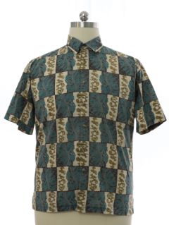1990's Mens Avi Collection for Kahala Cotton Hawaiian Shirt