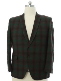 1960's Mens Mod Wool Blazer Style Sport Coat Jacket