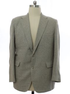 1970's Mens Wool Tweed Blazer Style Sport Coat Jacket