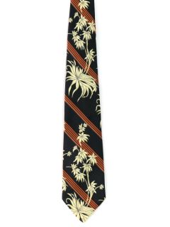 1970's Mens Diagonal Wide Disco Necktie