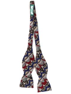 1990's Mens Silk Bowtie Necktie