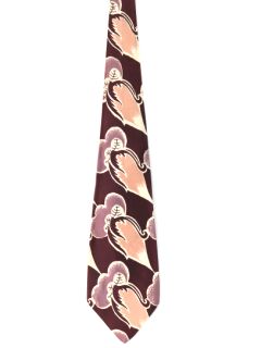 1940's Mens Wide Swing Necktie