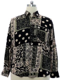 1990's Mens Wicked 90s Graphic Print Shirt