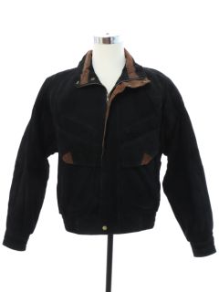 1990's Mens Suede Leather Jacket