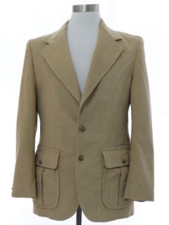 1970's Mens Corduroy Western Blazer Sport Coat Jacket