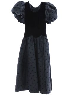 1980's Womens Prom Or Cocktail Dress