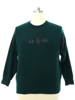 1980's Mens Pitlochry Scottish Wool Golf Sweater