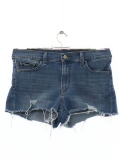 1990's Womens Levis Stretchy Denim Cut Off Short Shorts