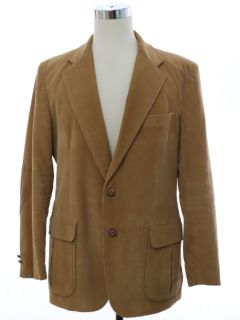 1970's Mens Corduory Blazer Sport Coat Jacket